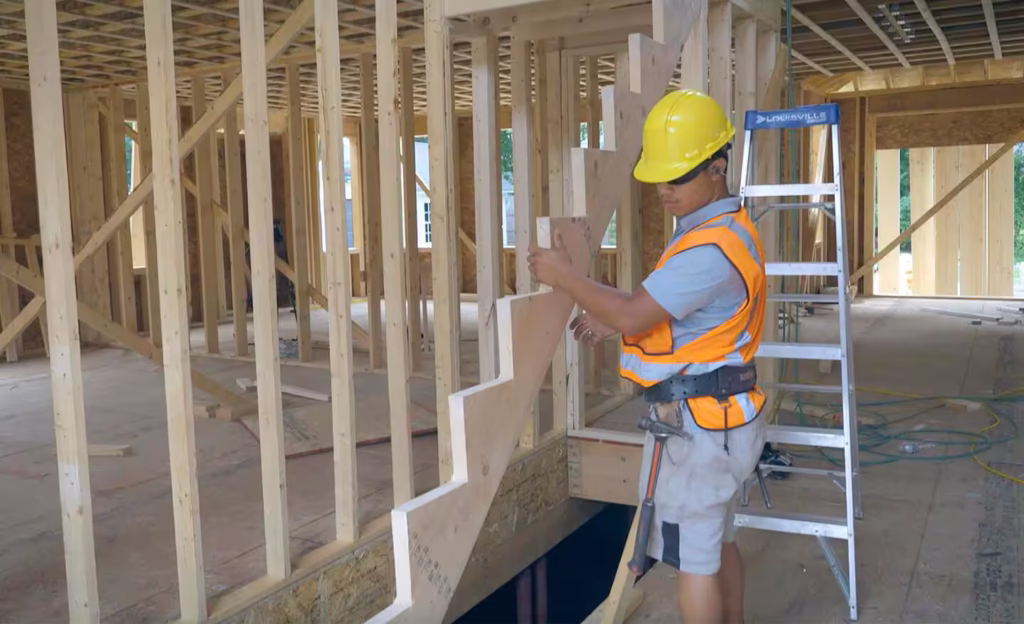 how to build a staircase step 5